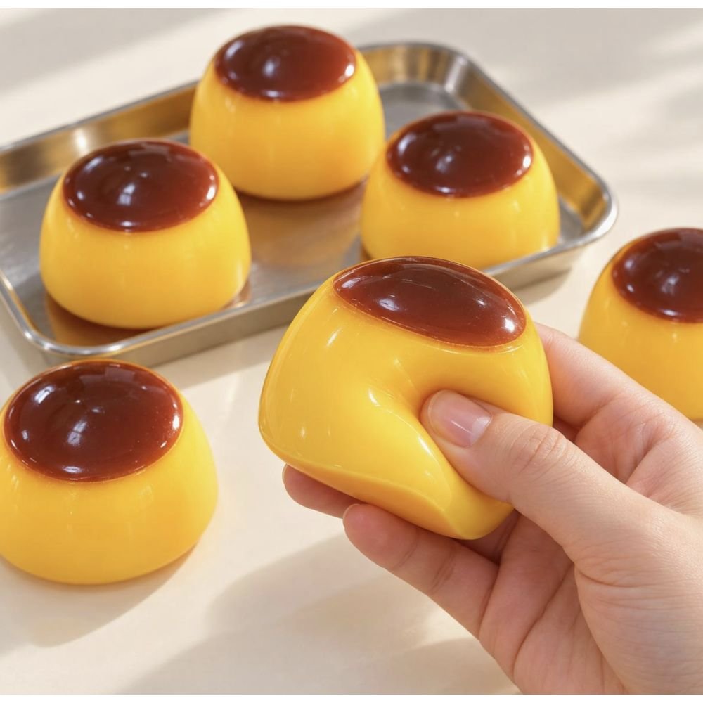 SQUISHY PUDDING CRUNCHY